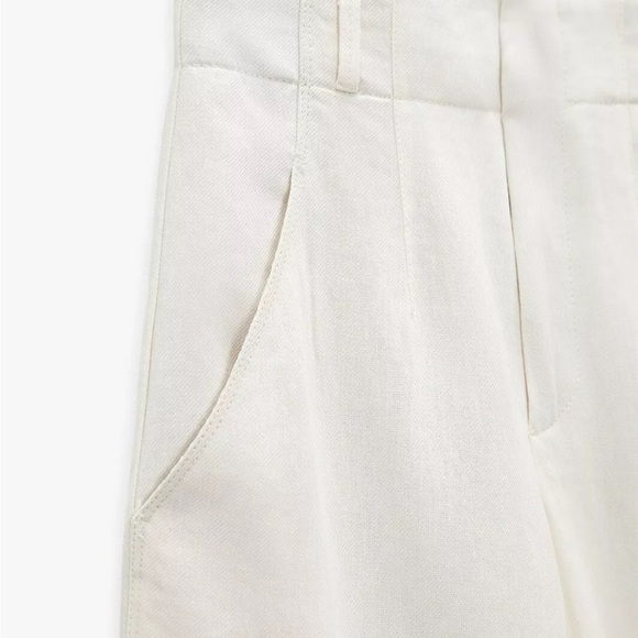 Zara High-waisted Straight Cut Trousers-S - Picture 5 of 12